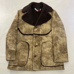 Wiman Men's Size M Faux Sherpa Lined Rancher Chore Western Jacket Made In USA